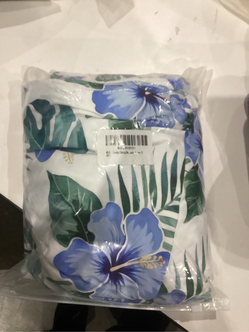 Condition photo showing New/Like New for Stretch Dining Chair Covers Set of 6,Floral Print Chair Covers,Soft Removable Washable,Pet Friendly Furniture Protector,Universal Chair Slipcovers for Home, Kitchen,Ceremony Dining Room Seat Fresh Water Orchids 6PCS