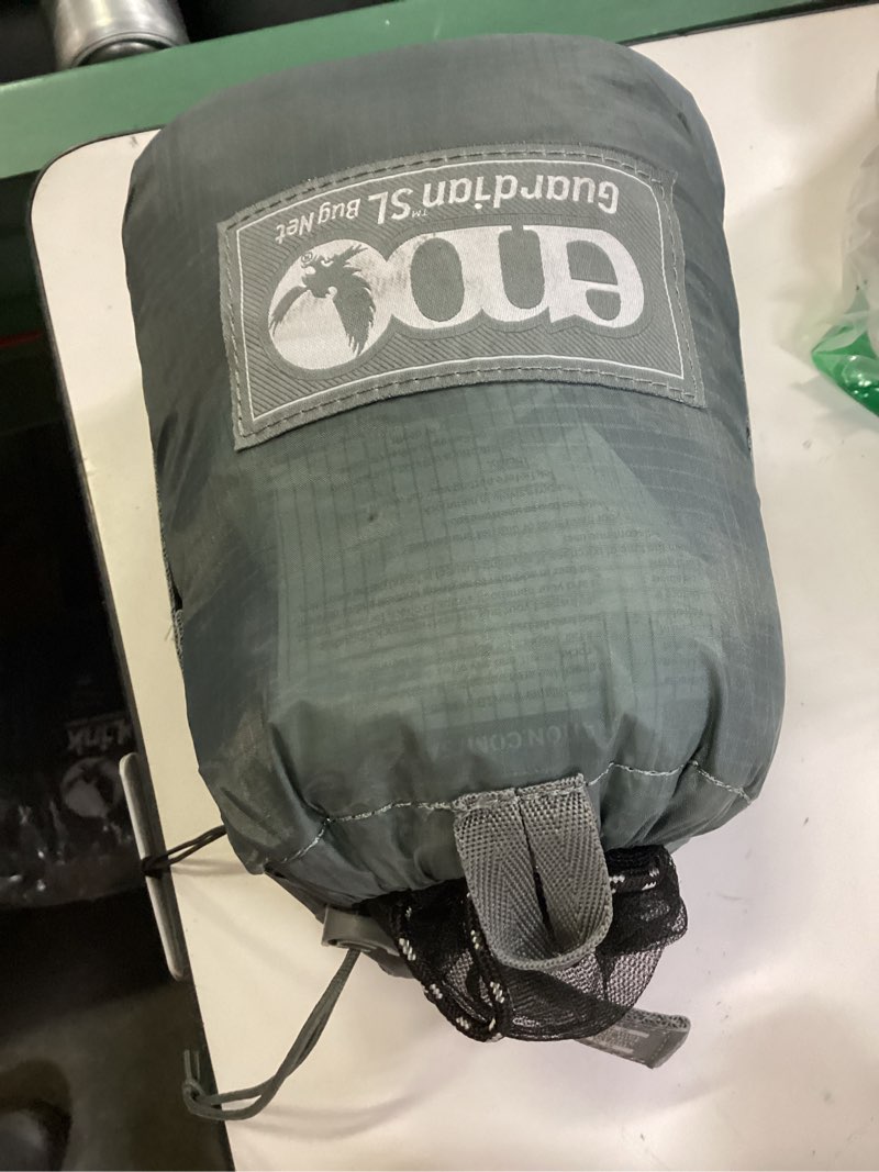Condition photo showing Good Condition for eno, eagles nest outfitters guardian sl bug net, hammock bug netting, charcoal