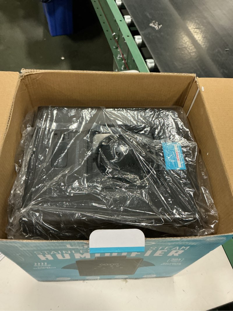 Condition photo showing Good Condition for 3L Stainless Steel Warm Mist Humidifier with Easy Clean and Warm Steam Function, Healthy Air Mist Humidifiers for Bedroom Living Room, with Sleep Mode and Auto-off Setting