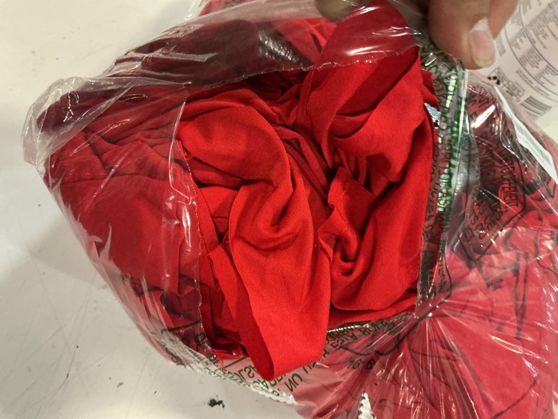 Condition photo showing Good Condition for 100pcs spandex stretch chair sashes bows elastic chair cover bands ties with buckle slider for wedding party reception events universal ceremony banquet decorations(red) red 100 pcs