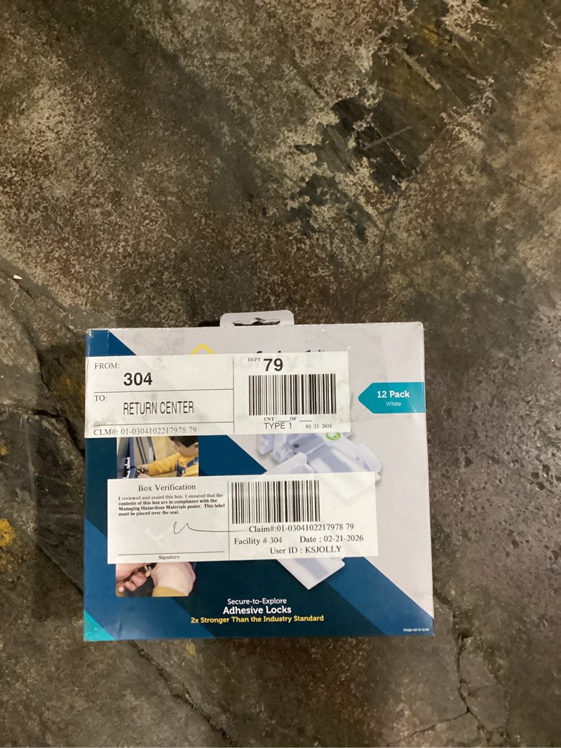 Condition photo showing Good Condition for safety 1st adhesive magnetic lock system 