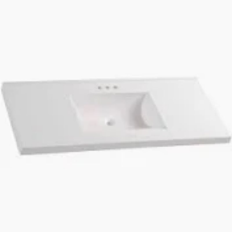 Project source 49 in vanity top white