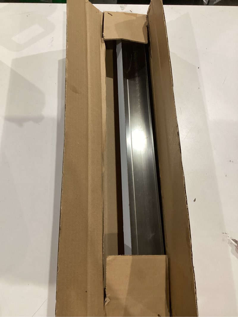 Condition photo showing As Is for sunrise kitchen supply stainless steel deep fryer joining strip/connector (23 3/8"l x 2 3/8"w) 23 3/8" l x 2 3/8" w