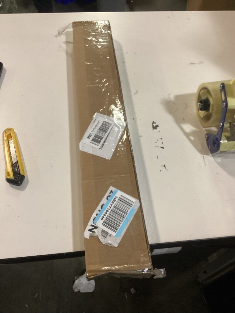 Condition photo showing New/Like New for LazBlinds No Tools No Drill 1" Vinyl Mini Blinds, Cordless Blinds for Windows, Light Filtering Horizontal Window Blinds & Shades, 26" W x 48" H, White Cordless-white 26" W x 48" H