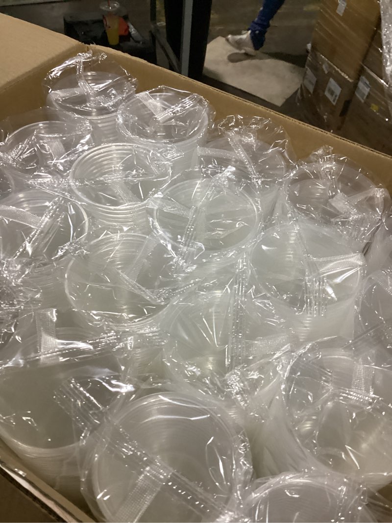 Condition photo showing Good Condition for 2500pack 5oz clear plastic cups,small disposable party cups, plastic drinking cold beverage clear tumblers, picnic, bbq, travel, and events