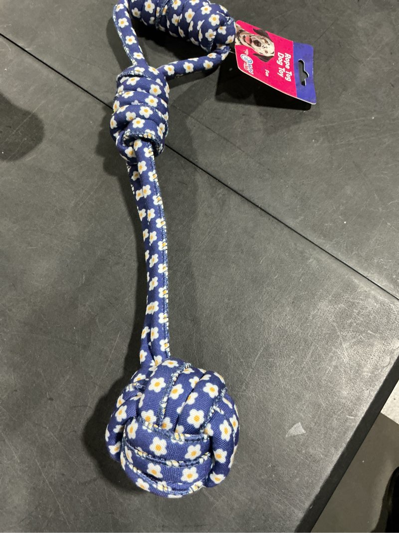 Condition photo showing New/Like New for My Pet & Me - Tug of War Rope Dog Toy (17 Inch) - Durable Chew Toy for All Dog Sizes - Perfect for Interactive Play, Training, and Bonding with Puppies & Active Dogs Tug of War Dog Toy 17 Inch