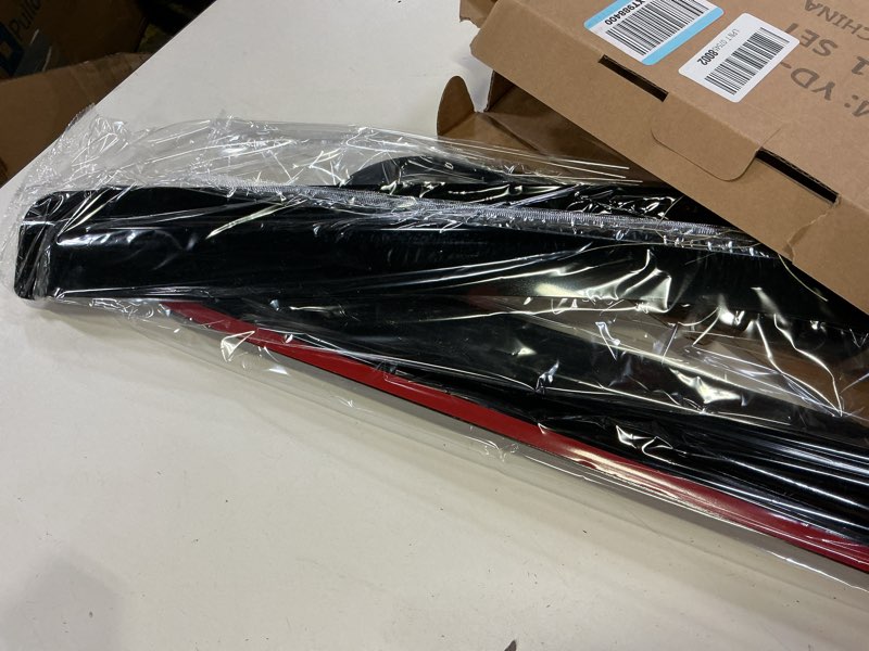 Condition photo showing Good Condition for window visors rain guards for 2017-2026 ford f250-f550 super duty supercrew, out-channel window vent wind deflectors visors shades for 17-26 f-250 f-350 f-450 f-550 sd crew cab, for full-size cabs