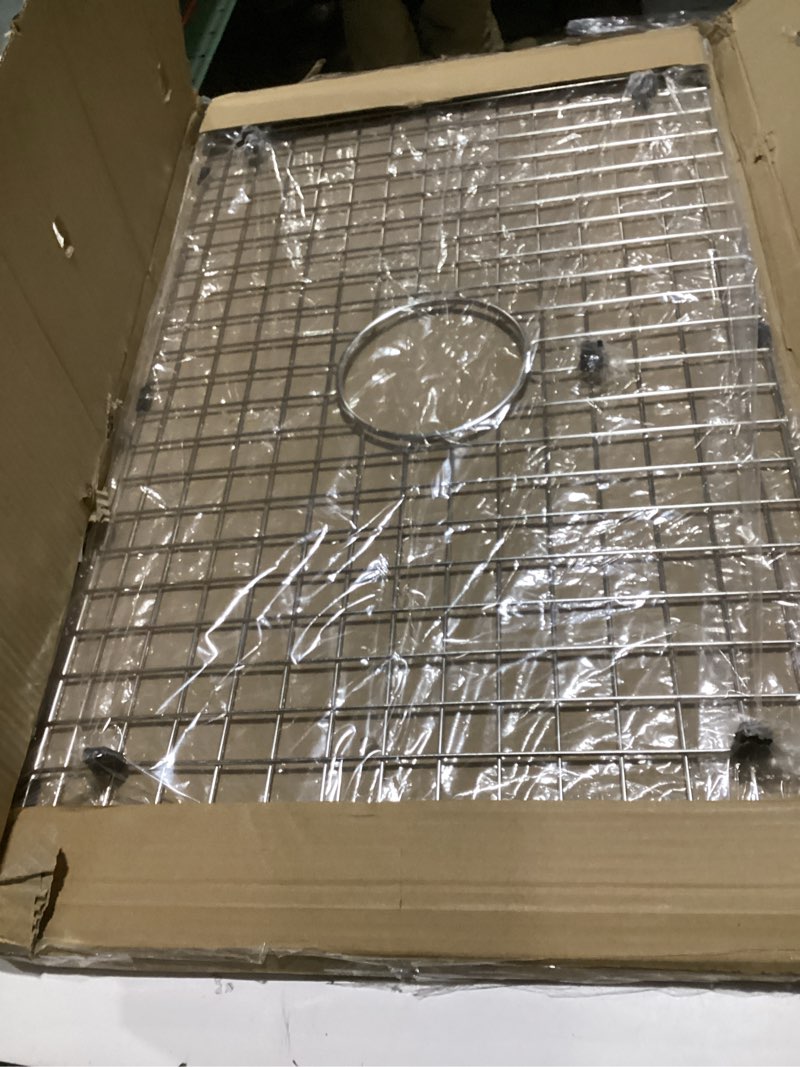Condition photo showing Good Condition for Houzer BG-7200 - Stainless Steel Wirecraft Bottom Grid for Houzer Sink Model PTG-4300, Durable Sink Protector Rack for Dishes, Utensils, and Kitchen Accessories