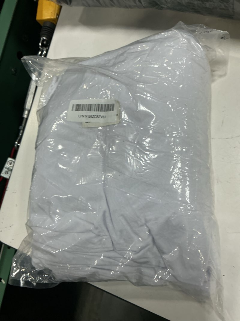 Condition photo showing Good Condition for qubjus 2 pack cocktail tablecloths stretch table skirt - 32x43 inch bar high top stylish and elegant cocktail table covers for parties, weddings, holidays - white white 2 pack - 32"x43"