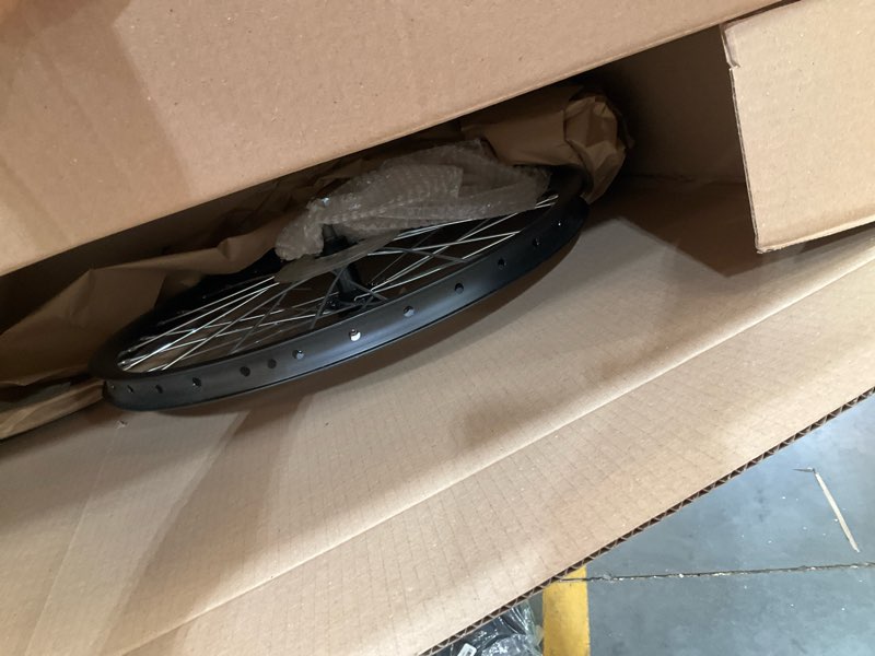 Condition photo showing Good Condition for 26" bike rear wheel double wall aluminum wheel 680g heavy duty, bike wheel 10g 36 spokes for mtb/road/cruiser bicycles (rim size 22.44“)