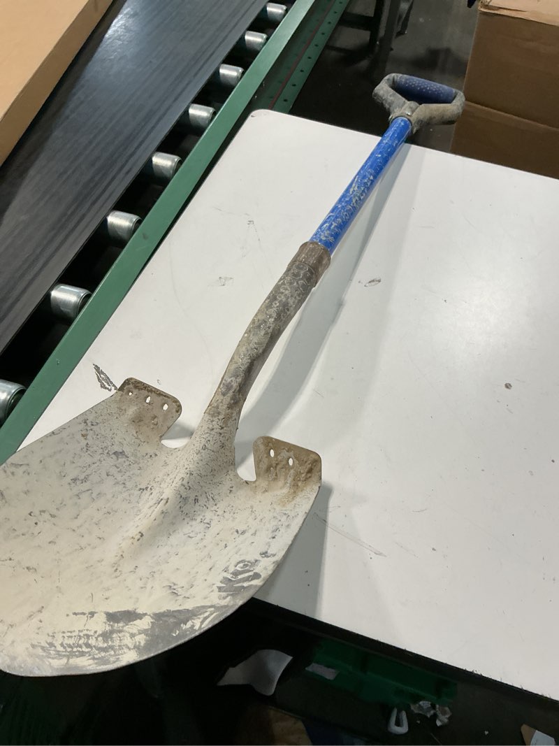 Condition photo showing As Is for kobalt 20.5-in fiberglass d-handle digging shovel