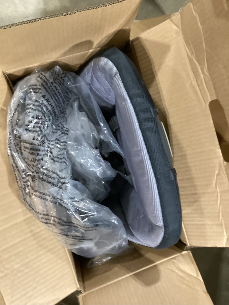 Condition photo showing Good Condition for uppababy rumbleseat v3 second lower seat - compatible with vista v2 and vista v3 - all-weather seat + magnetic buckle – adapters included - callum (stone blue/silver frame/sand leather)