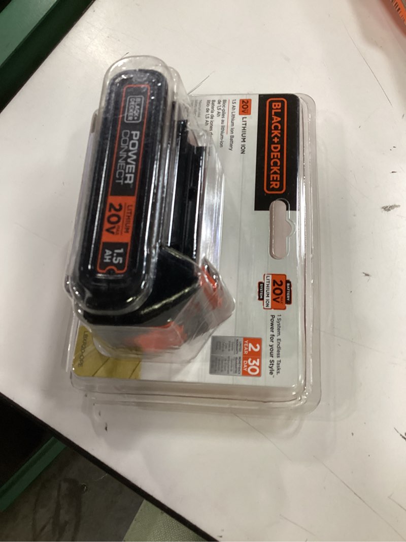 Condition photo showing Good Condition for 20v max lithium-ion battery pack 1.5ah
