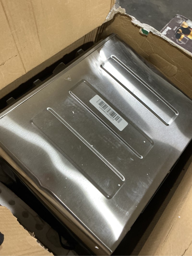 Condition photo showing As Is for cuisinart air fryer toaster oven with grill silver