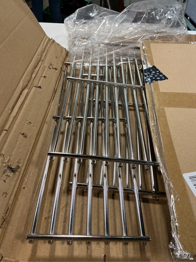 Condition photo showing As Is for 3-pack 8mm solid stainless steel cooking grates replacement parts for dcs gas grill model 24 36 48 series, 36dbqar, 36ebqar, 36dbq, 48dbqar, 48dbqr, 48dbq, bgb48-bqrn and more 20" l x 31" w