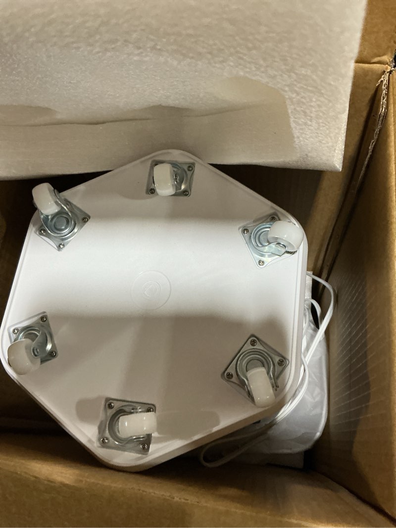 Condition photo showing Good Condition for 19L/5Gal Humidifiers for Bedroom Large Room 2800 sq ft, Quiet Humidifiers for Large Room, Floor Humidifier with 3 Mist Mode & Auto 180°Mist Tube for Home Whole House School Office Commercial Plants white