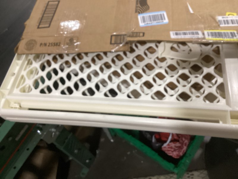 Condition photo showing Good Condition for toddleroo by north states - supergate ergo baby gate: plastic baby gate for stairs & doorways - adjustable indoor safety gate - made in usa - 26 to 42 inches wide - 26 inches tall - ivory
