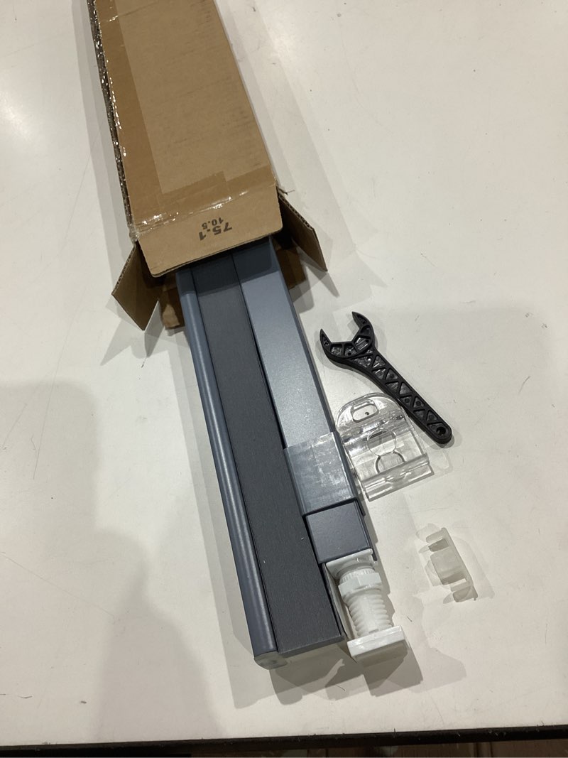 Condition photo showing Good Condition for lazblinds cordless cellular shades, no tools no drill light filtering honeycomb shades pleated blinds for windows, 30'' w x 48'' h, dark grey light filtering-dark grey 30'' w × 48'' h