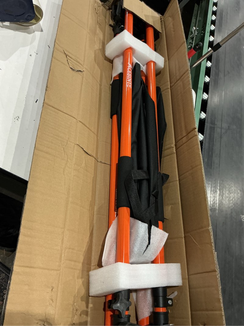 4pk support pole, steel telescopic adjustable 3rd hand system, orange