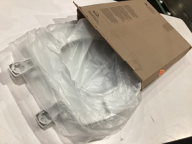 Condition photo showing As Is for bemis 7300slec slow close toilet seat, easy clean hinges and durable plastic seat, made in usa, elongated, white