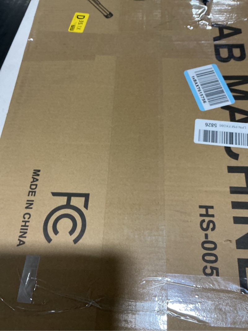 Condition photo showing Good Condition for Ab Workout Equipment, Ab Machine for Home Gym Fitness, Ab Trainer Exercise Equipment for Abdominal Exercise and Strength Training (Black)