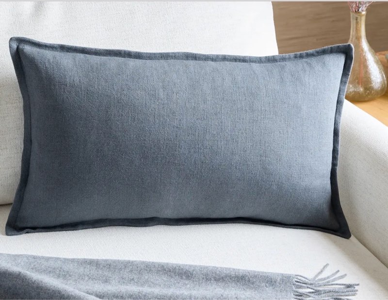 quince european linen flange edge pillow cover