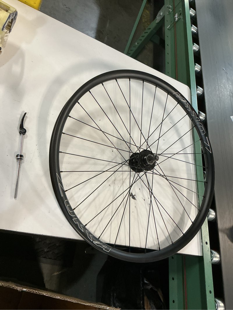 Condition photo showing Good Condition for 26/27.5/29 inch bicycle wheelset - 14gx32h spokes with ed brass nipples - 100mm front/135mm rear qr hubs - 6-bolt disc brake compatible release for 6-9 speed bikes rear 27.5 inch