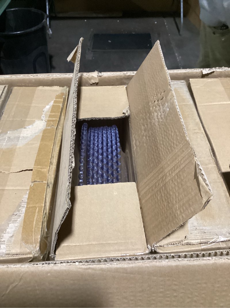 Condition photo showing New/Like New for Similar to product FOCUSLINE 100 Count Clear Plastic Plates 9 Inch, Disposable Heavy Duty Dinner Plates- Premium Hard Plastic Plate Fancy Disposable Clear Plates for Weddings, Parties and Events 9\" Round Plates