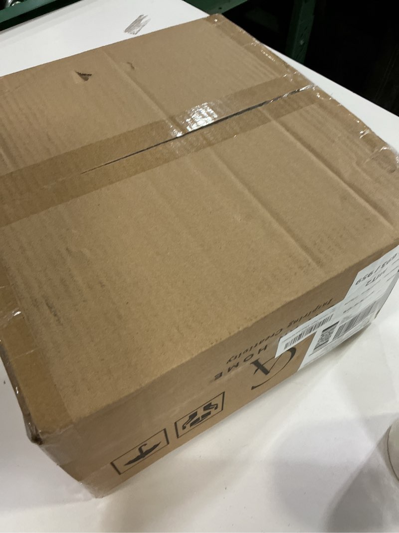 Condition photo showing New/Like New for 11.8" Boho Jute Plug in Pendant Light, Handwoven Natural Hanging Lamp Plug in with Dimmable Light Switch, Wicker Hanging Light Fixture for Bedroom Living Room Kitchen (No Bulb Included) Bohemian