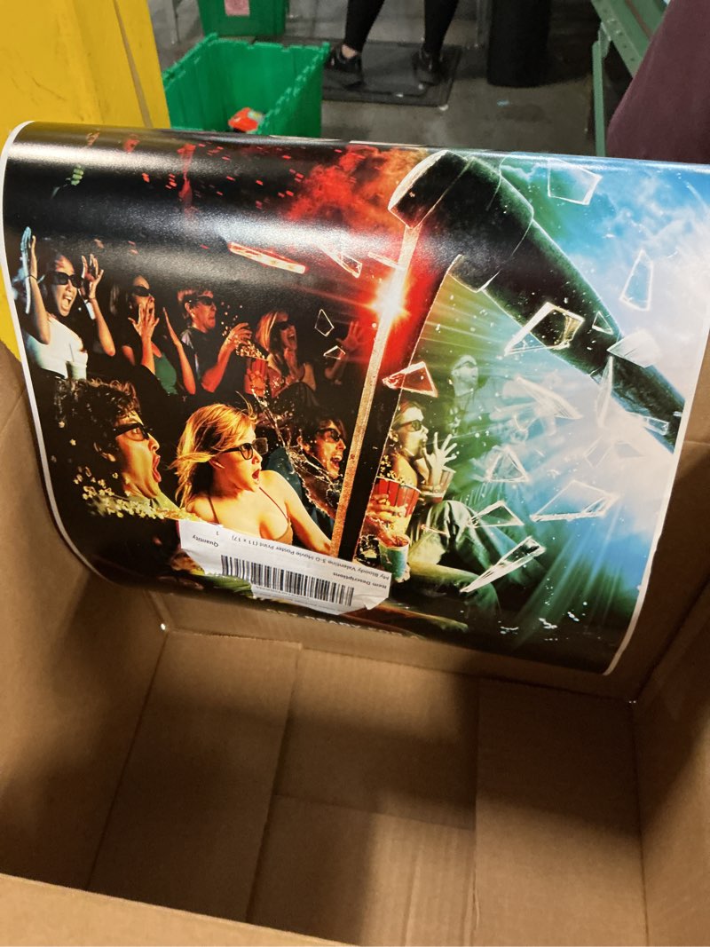 Condition photo showing Good Condition for my bloody valentine 3-d movie poster print (11 x 17)