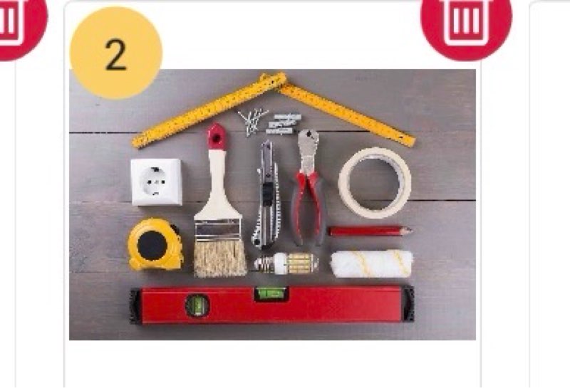 mixture of small miscellaneous loose tools, screws, latches, home repair accessories