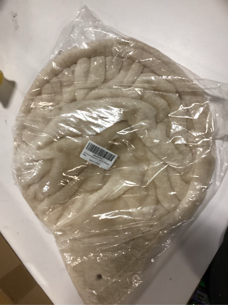 Condition photo showing New/Like New for Beige Cat Hammock, Extra Large (12.4"), Cozy Hammock with Deep Basket, Attachment Design for Cat Tower