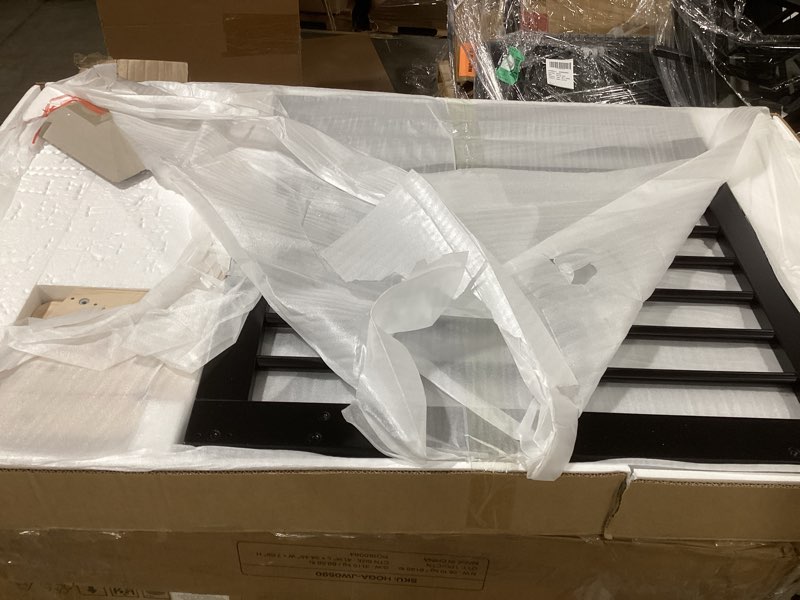 Condition photo showing Good Condition for Dream On Me Hygge 5-in-1 Convertible Full-Size Baby Crib in Matte Black Vintage, GreenGuard Gold & JPMA, Converts to Toddler, Day & Full-Size Bed, Adjustable Mattress Heights, Modern Nursery