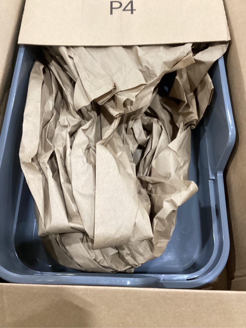 Condition photo showing Good Condition for Extra Large Cat Litter Box with High Sides,Cats Boxes for Indoor Cats,Cat Litter Pan for Kitty,Litter Box with Low Entry,Easy to Clean,Anti-Splashing,23.6" x15.7" x5.9" (Grey)