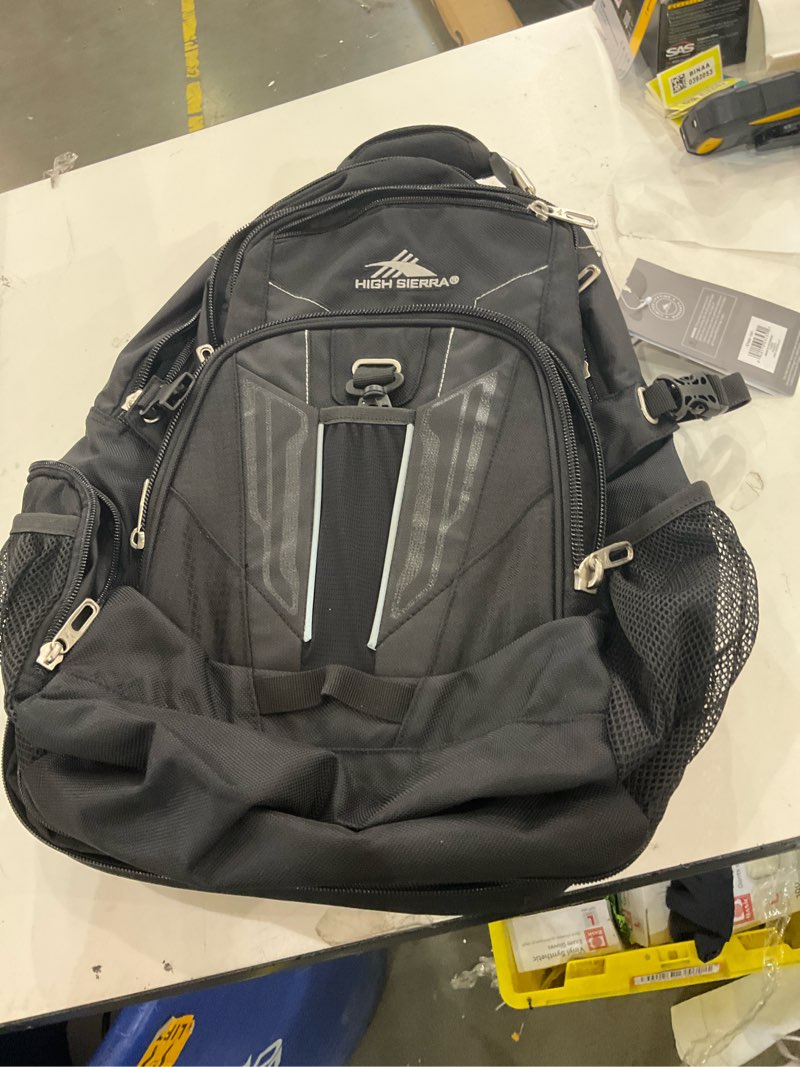 Condition photo showing Good Condition for High Sierra Swerve Laptop Backpack, Black, One Size