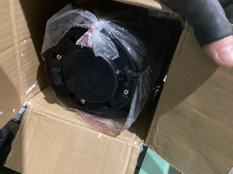 Condition photo showing As Is for Space Heaters Indoor Use, 26" 12ft/s Electric Heater with Remote, 1500W Electric Heaters with 75°Oscillation, 1-12H Timer, PTC Electric Heater for Large Room, Bedroom Home Office 26" Glossy Black