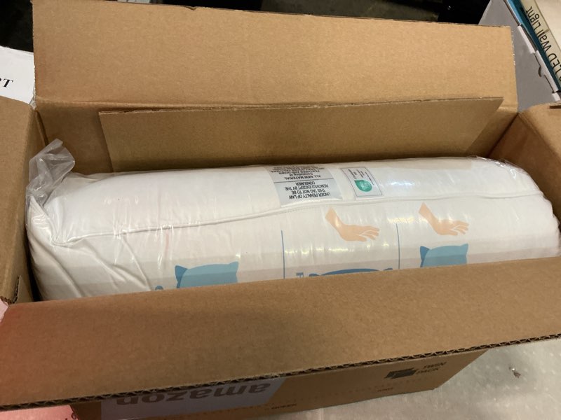 Condition photo showing Good Condition for puredown® goose feathers and down white pillows with 100% cotton cover, bed sleeping hotel collection pillows set of 2, standard size classic white standard (pack of 2)