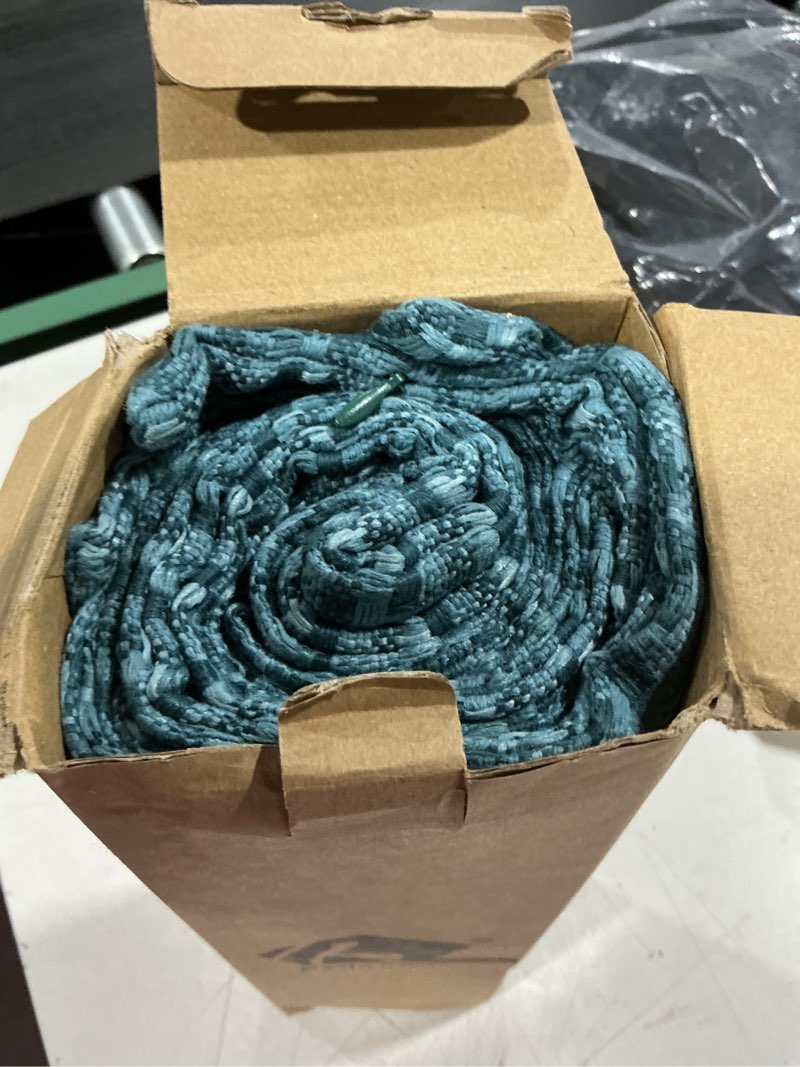 Condition photo showing Good Condition for kevin textile outdoor waterproof throw pillow covers 26x26 inch pack of 2 woven faux linen farmhouse decorative euro shams water resistant cushion covers for tent patio garden couch sofa teal 26" x 26" (pack of 2) teal