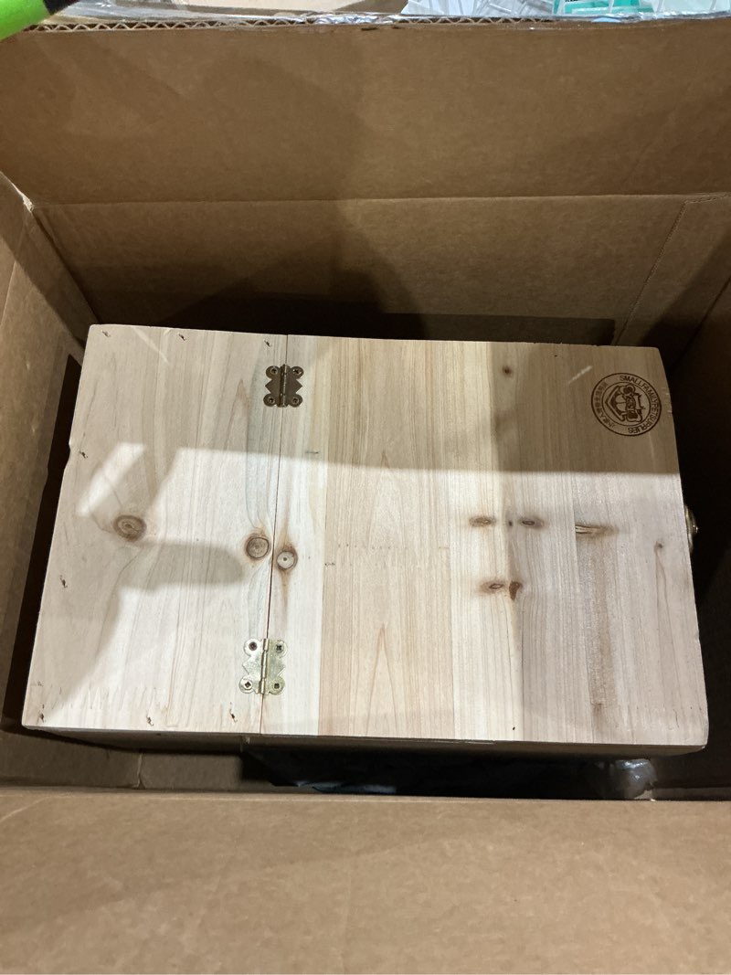Condition photo showing Good Condition for wooden bird houses for outside birdhouses nest bluebird house for cardinals finch wren swallow for garden viewing 1c 11.4inch×6inch×9inch