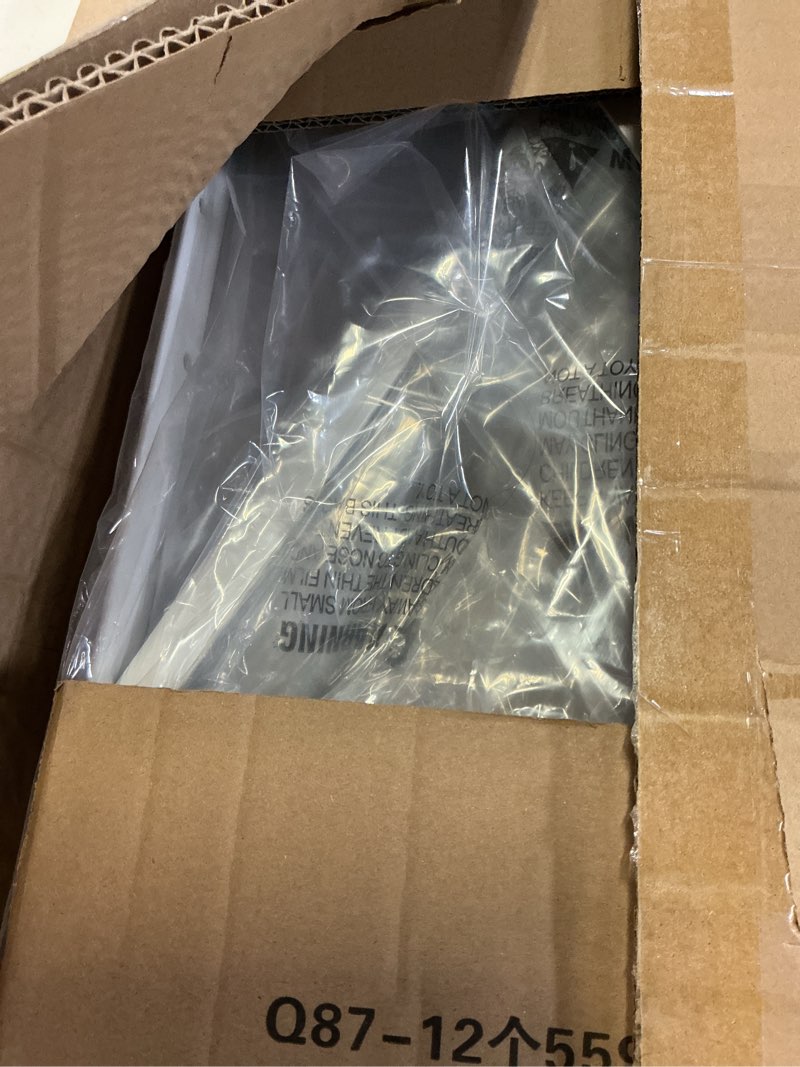 Condition photo showing New/Like New for 12 pack l22 x h 12" white heavy duty shelf brackets with screws metal shelf brackets shelf support angle brackets for shelves l brackets heavy duty floating shelf 12 pack-white 22''x12''