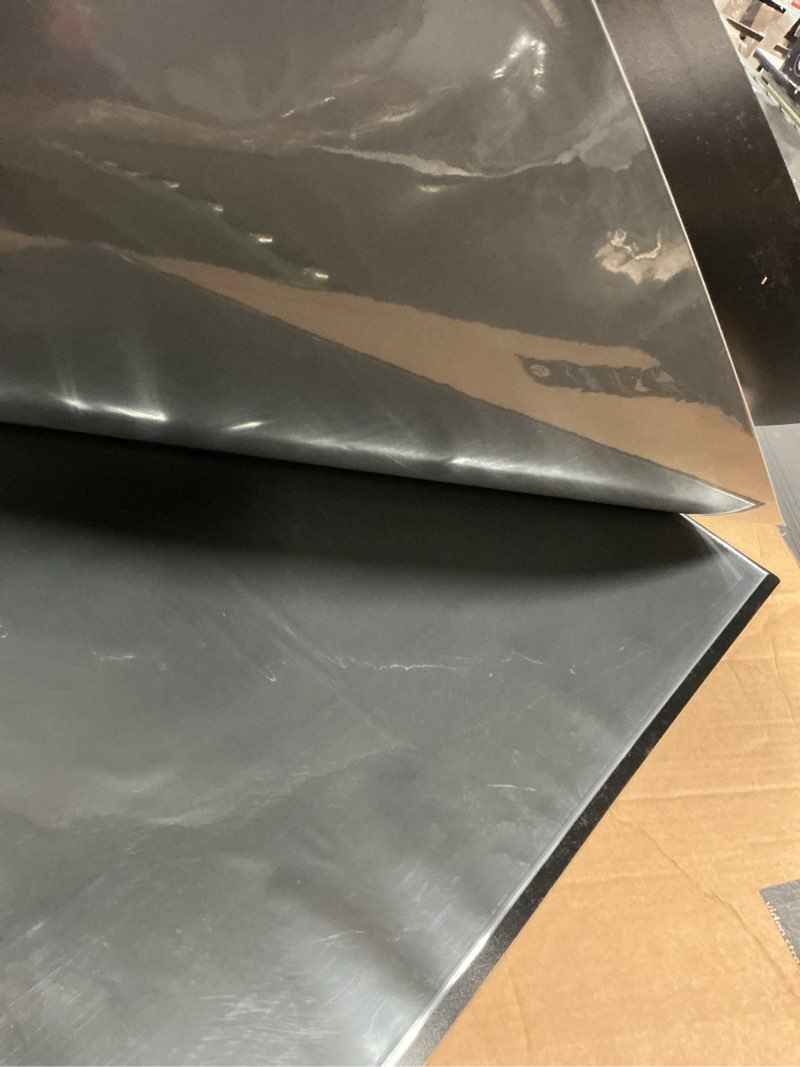 Condition photo showing As Is for JJRING 18x24 Art Portfolio Folder with Plastic Sleeves, 24-Pocket Portfolio Binder Displaying 48 Pages, Presentation Book with Black Inner Paper for Artwork Storage, Black 18*24