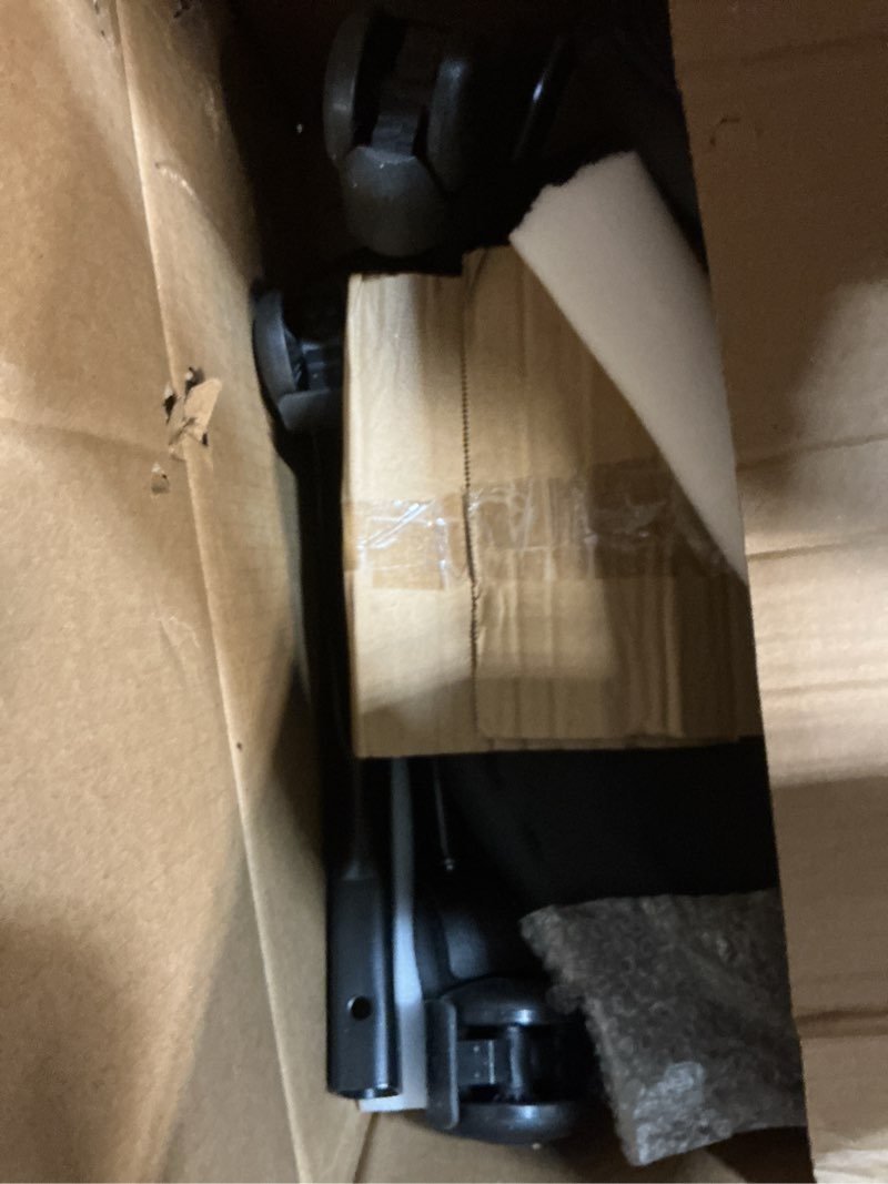 Condition photo showing New/Like New for Cross Legged Office Chair with Wheels, Wide Criss Cross Kneeling Home Office Desk Chairs with Back Support, Ergonomic Adjustable Height ADHD Stool with Rotating Footrest for Yoga Meditation Black