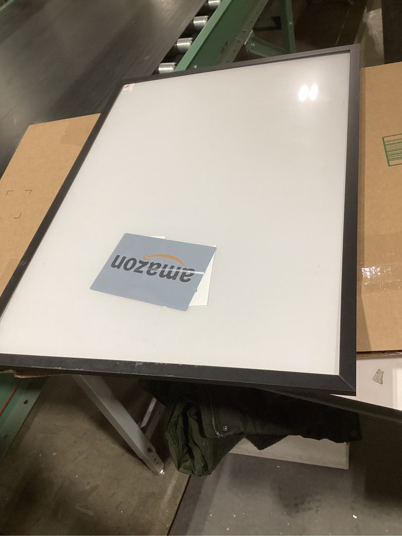 Condition photo showing Good Condition for similar product not like stock photo one large frame Amazon Basics Rectangular Photo Picture Frame, 8 x 10 in, Pack of 2, 11.22 x 9.21 inches, Black Picture Frame Black 8\" x 10\"