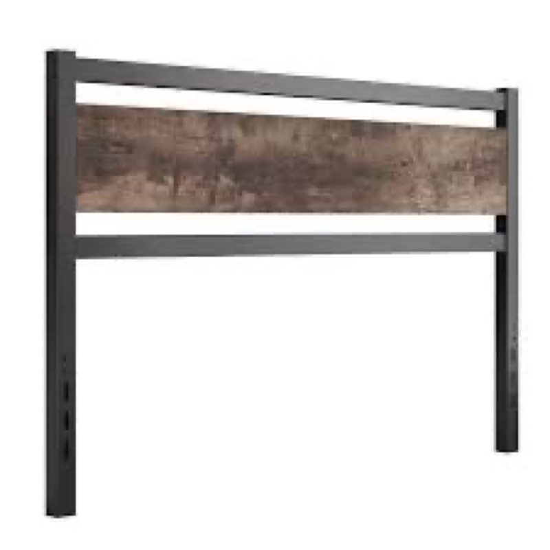 ALTLLEN Headboard Only Wooden Headboard with Metal Slats Sturdy Rustic Headboards Easy Assembly, Twi