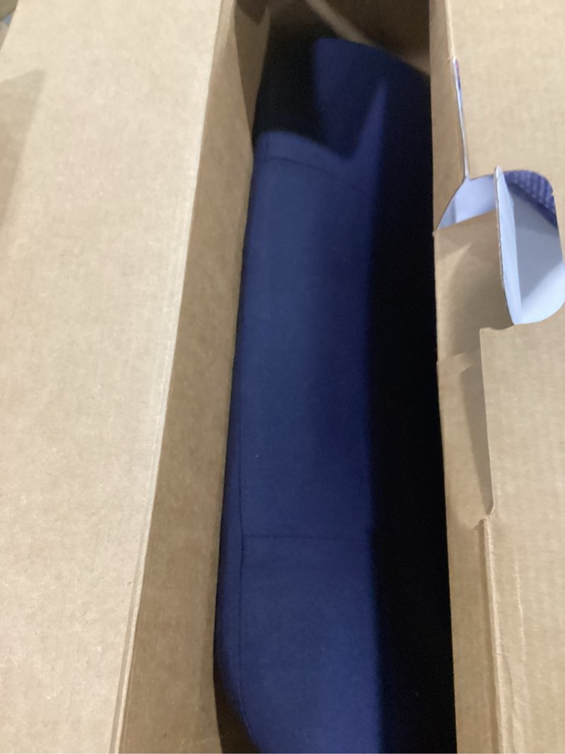 tempur-pedic pedic lumbar cushion,foam, blue 15 x 15 x 4 inch standard size