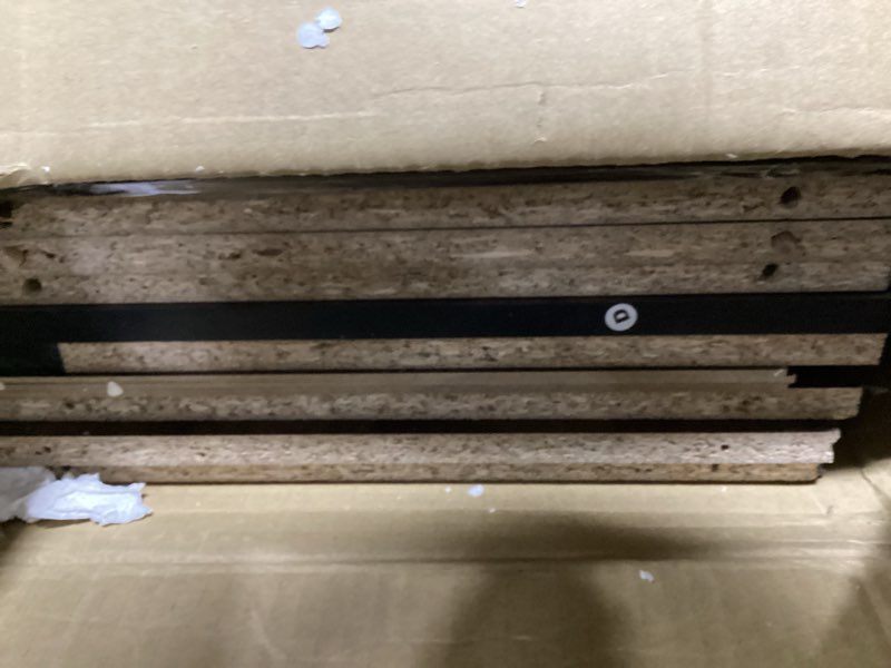 Condition photo showing New/Like New for Furinno Basic 3x2 Cube Storage Bookcase Organizer with Bins, French Oak Grey/Black French Oak Grey/Black 6-Cube with Bin