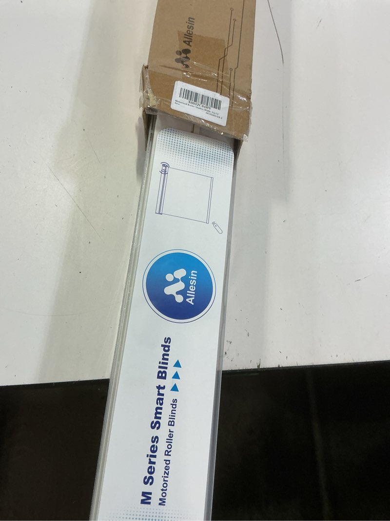 Condition photo showing Good Condition for allesin motorized blinds with remote | automatic blackout roller shades, easy install & smart contro 33x72”