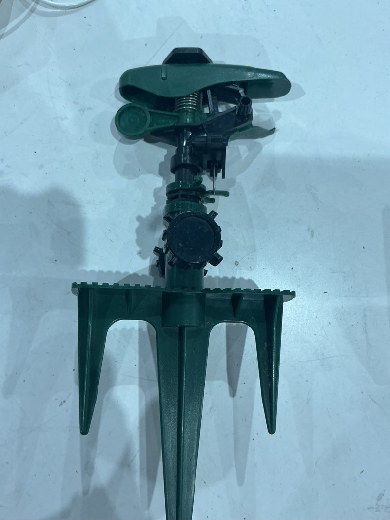 Condition photo showing As Is for project source 4000-sq ft impulse spike lawn sprinkler
