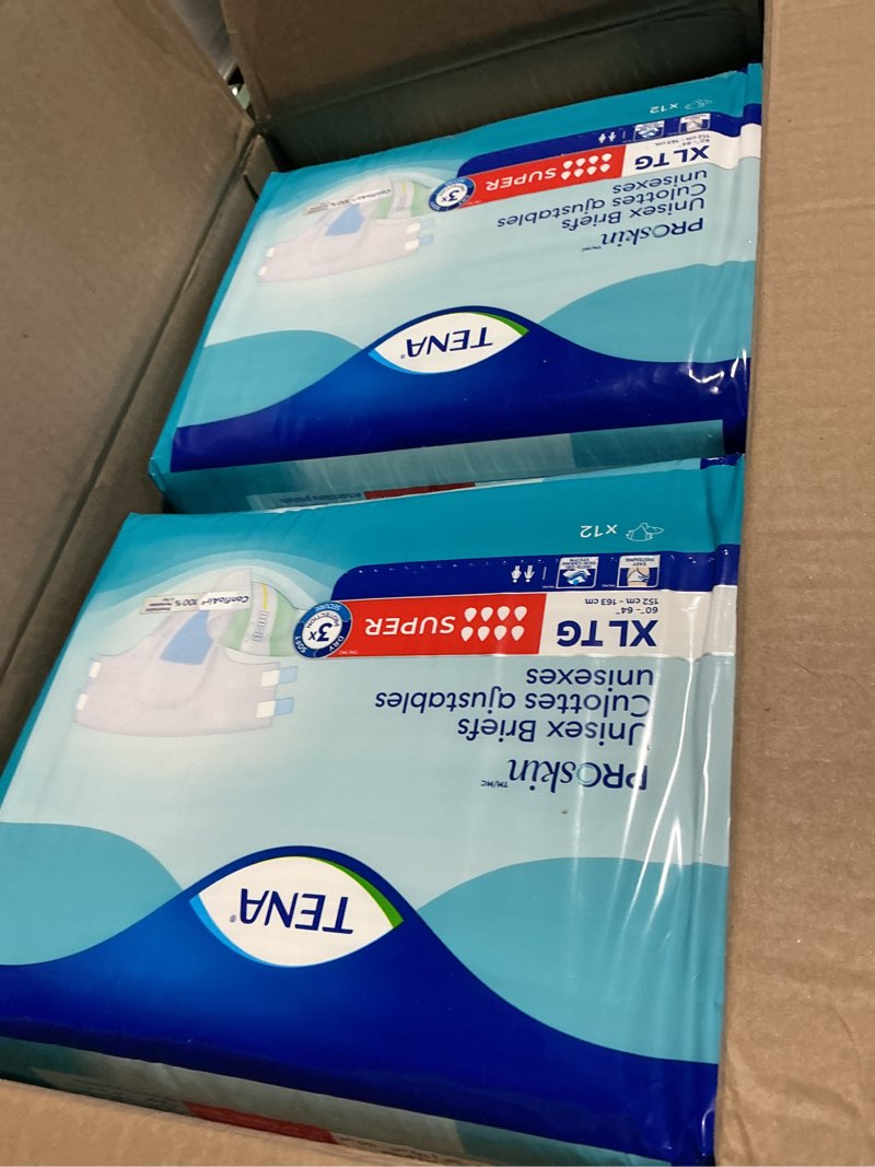 Condition photo showing Good Condition for Tena ProSkin Unisex Adult Diapers with Tabs, Maximum Absorbency, X-Large, 48 ct X-Large 48
