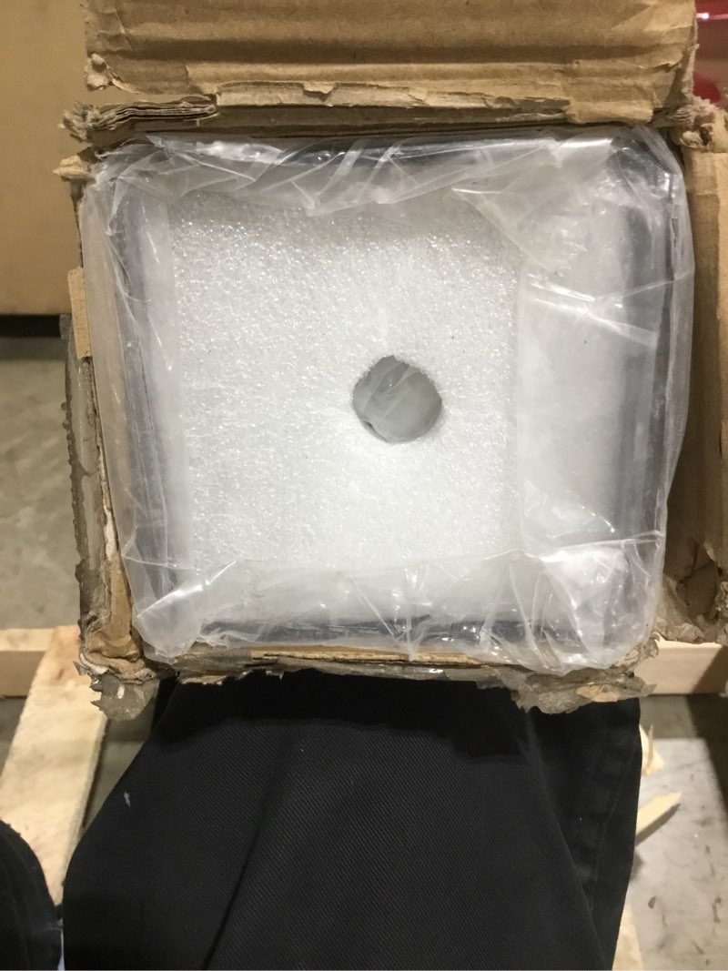 Condition photo showing As Is for Vinyl PVC Real Estate Sign Post 6' Tall, Realtor Yard Sign Post, 47" Arm Holds Up to 36" Sign - Black (No Sign) Black 1